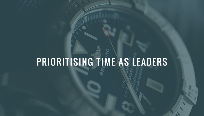 picture of watch with prioritising time for leaders 